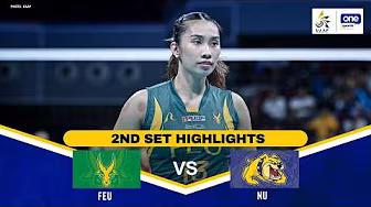 NU vs. FEU | SET 2 HIGHLIGHTS | UAAP SEASON 88 WOMEN’S VOLLEYBALL | FEB. 21, 2026