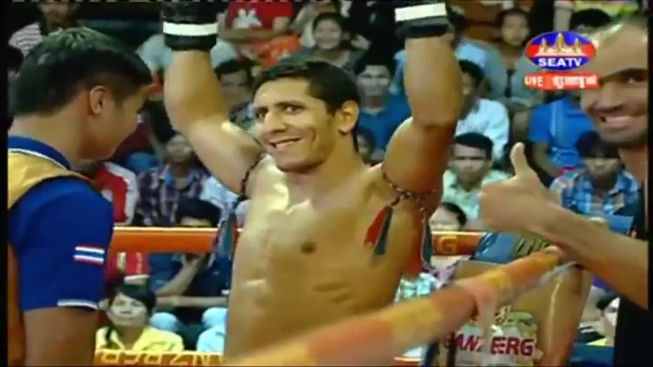 Hosein nasiri vs yuk yeakil . ganzberg top fighters background