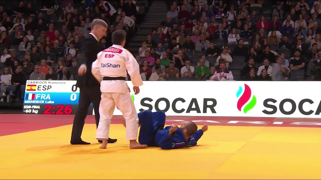 F. GARRIGOS (ESP) VS L. MKHEIDZE (FRA) | Paris Grand Slam 2024 | Semi-Final -60 Kg