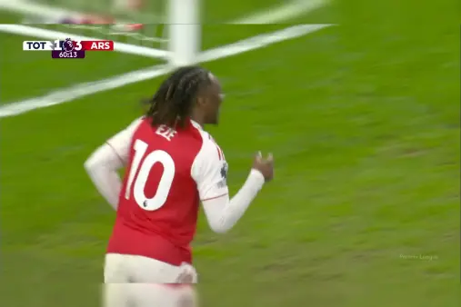 [Goal] Tottenham's real nemesis! Saka's one-on-one saved, Eze scores the rebound