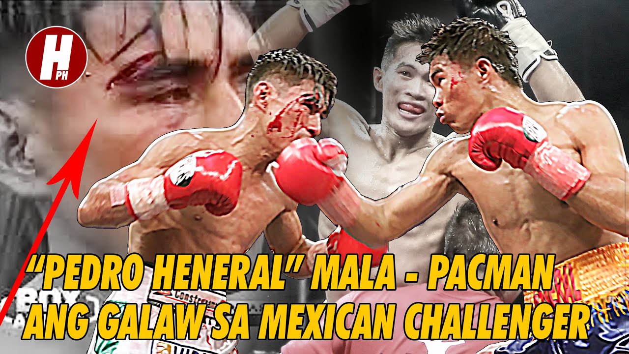PINOY mala MANNY PACQUIAO ang Galaw sa Mehikanong Challenger