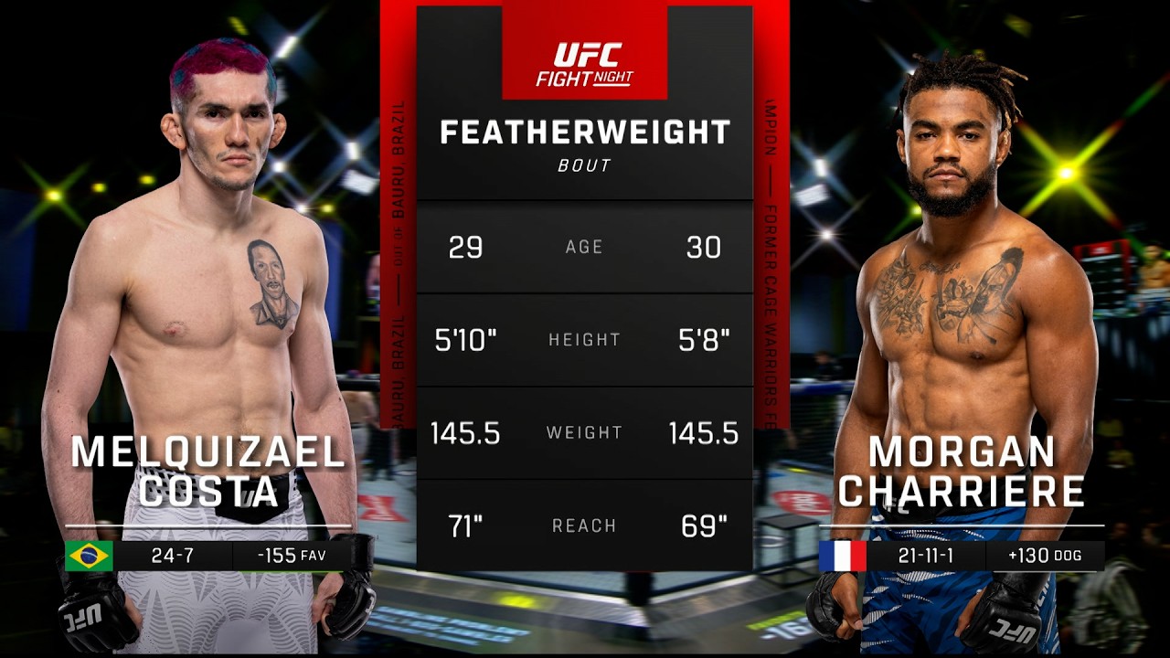 Melquizael Costa x Morgan Charriere | LUTA COMPLETA | UFC Houston