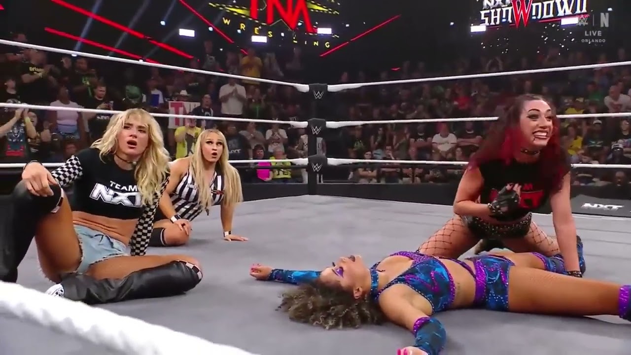 CASSIE & JESSIE & KELANI & MARA VS JACY & JAIDA & LOLA & SOL | WWE NXT SHOWDOWN PART 4