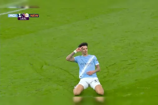 [Goal] Effortless! O'Reilly scores a world-class counter-attack goal to open the scoring