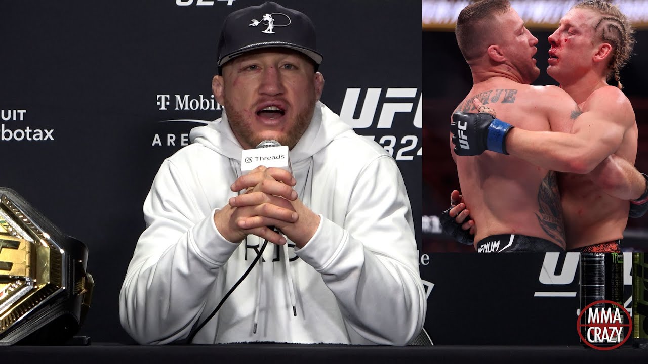 Justin Gaethje REVEALS what he told Paddy Pimblett after the FIGHT