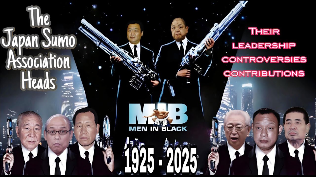 The Japan Sumo Association Heads: Men in black, The chairmen 1925-2025 and Learn Japanese with Sumo.