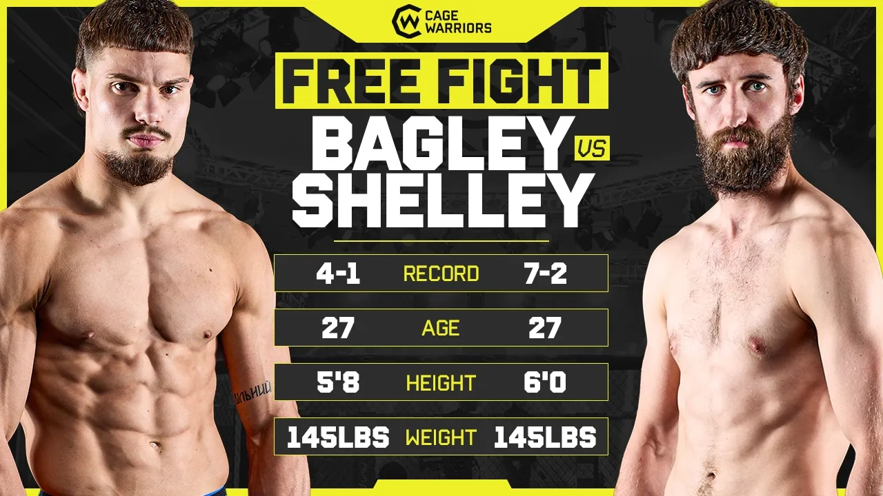 PURE DOMINATION 🫡 | Nik Bagley vs. Ryan Shelley | FREE FIGHT | CW 200 Dublin