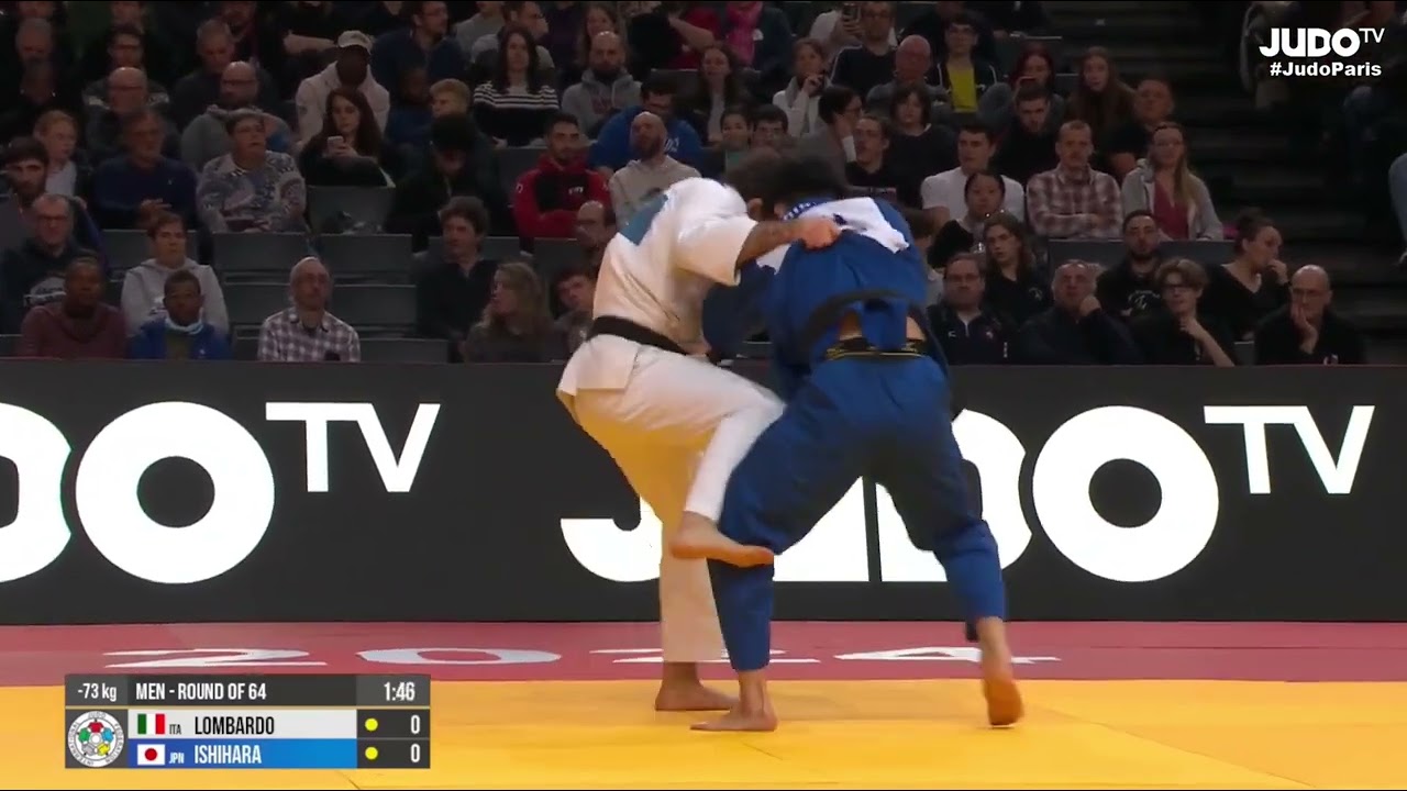 M. LOMBARDO (ITA) VS T. ISHIHARA (JPN) | Paris Grand Slam 2024 | Round 2 -73 Kg