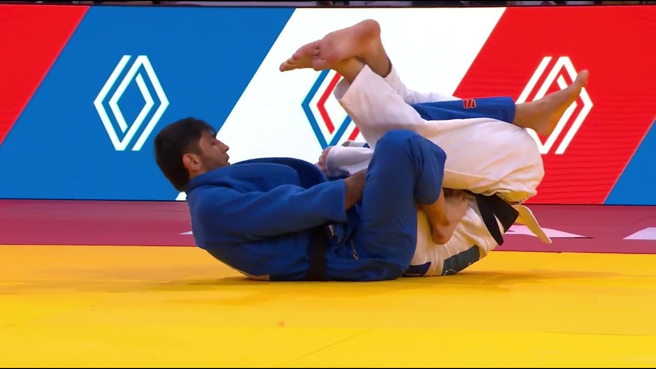 A. GJAKOVA (KOS) VS B. KHOJAZODA (TJK) | Paris Grand Slam 2024 | Bronze -73 Kg background
