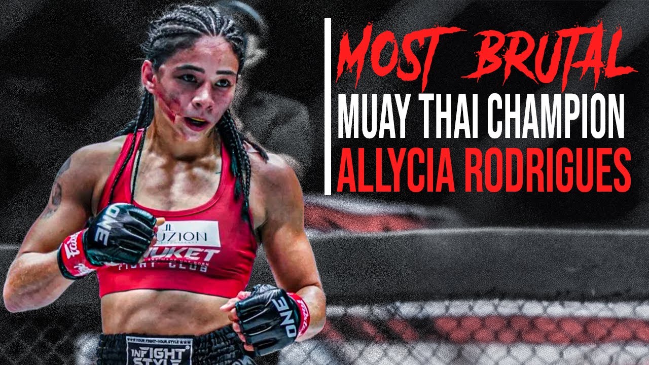 The Most Ruthless Female Muay Thai Fighter - Allycia Rodrigues backdrop