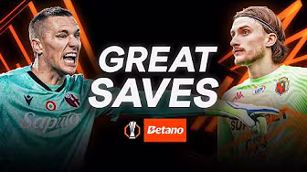 The Best Europa League and Conference League Saves of the Week! | Knockout Phase Play-Off 1st Leg