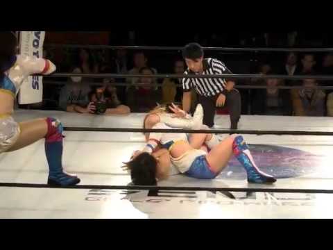 Hana Kimura & Dash Chisako Vs Mika Shirahime & Alex Lee background