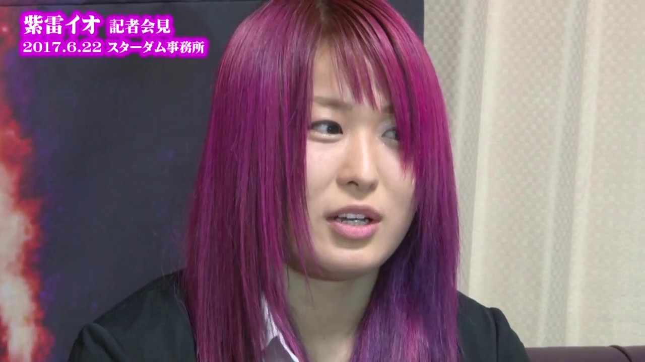 スターダム会見 紫雷イオ欠場の報告2017/6/22 background