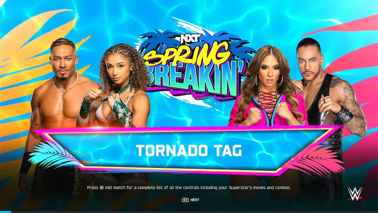 Kelani Jordan & Carmelo Hayes vs Lola Vice & Damien Priest