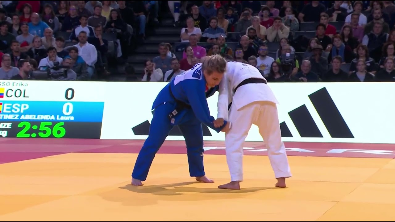 E. LASSO (COL) VS L. MARTINEZ ABELENDA (ESP) | Paris Grand Slam 2024 | Bronze -48 Kg