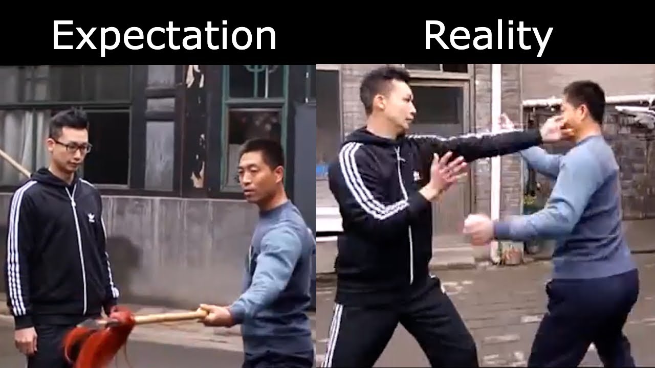 When Xingyi Spear Forms Don't Translate Under Pressure - Xingyi Master vs Qi La La's Sifu Jerry backdrop