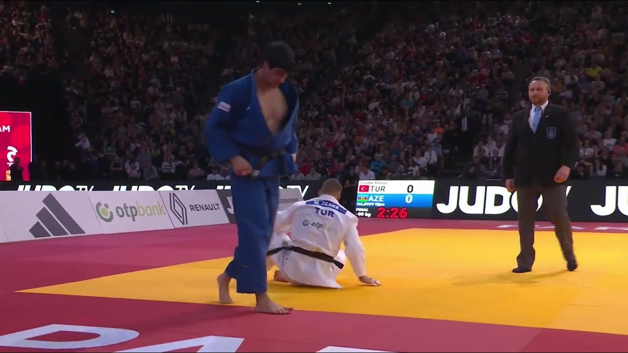 M. ZGANK (TUR) VS E. HAJIYEV (AZE) | Paris Grand Slam 2024 | Final -90 Kg