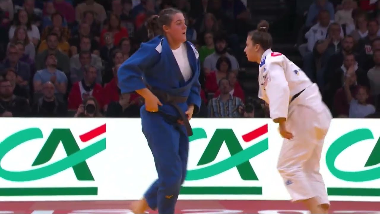 I. LANIR (ISR) VS G. STEENHUIS (NED) | Paris Grand Slam 2024 | Bronze -78 Kg background