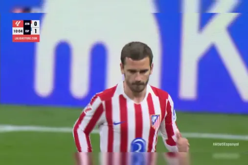 [Highlights] Griezmann eager to score! Passive shot goes wide of the goal