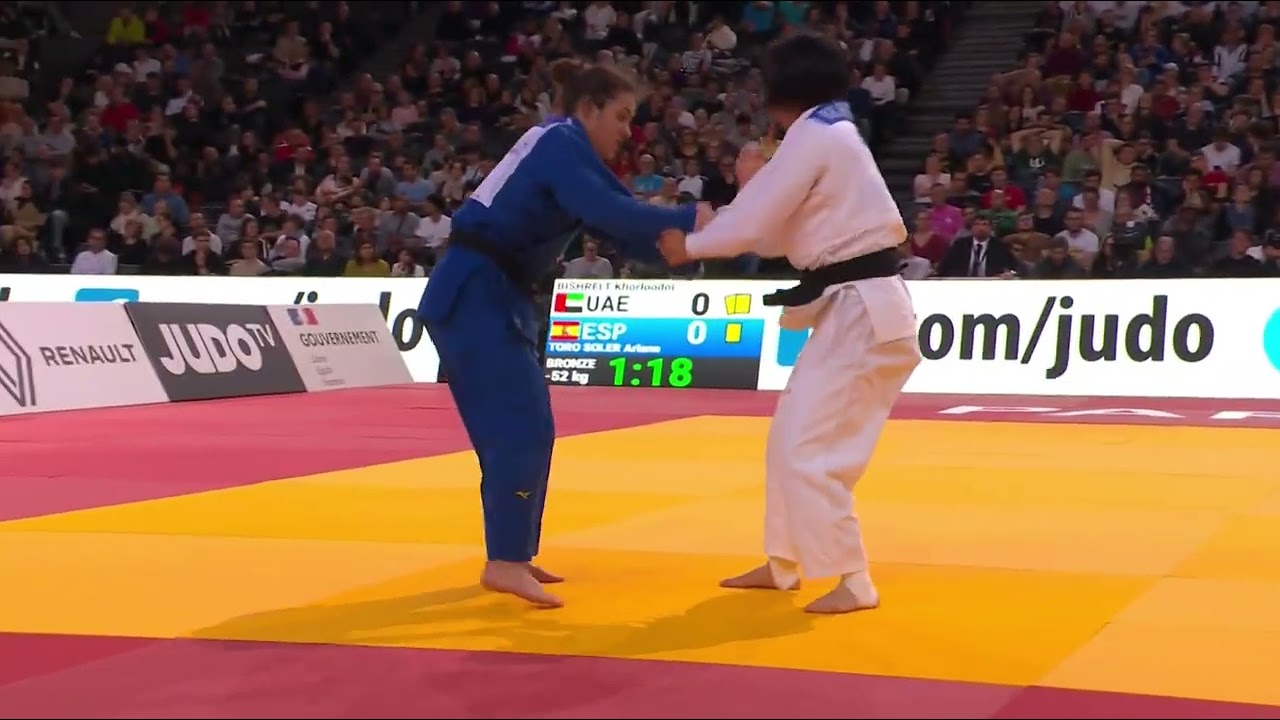 K. BISHRELT (UAE) VS A. TORO SOLER (ESP) | Paris Grand Slam 2024 | Bronze -52 Kg