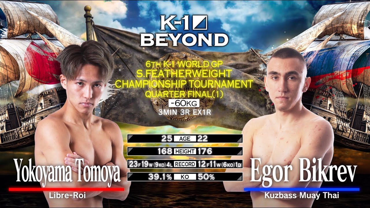 Yokoyama Tomoya vs Egor Bikrev | FULL FIGHT | K-1 BEYOND - May 31, 2025