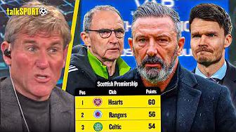 "RIDE THE STORM!" Simon Jordan REACTS to a CHAOTIC TITLE RACE with Rangers, Celtic & Hearts!