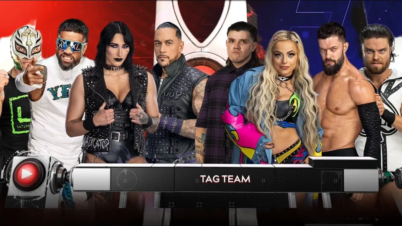 The Judgement day vs Rhea Ripley & Jey Uso & Damian Priest & Jimmy & Uso | WWE2K24 #wwe2k24