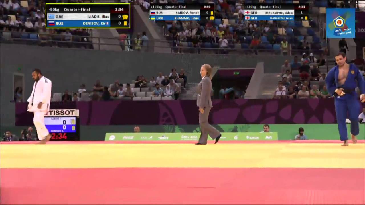 Kirill Denisov vs Ilias Iliadis European games Baku 2015