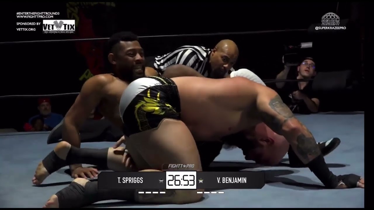 Victor Benjamin “The Savage Gentleman” vs Tim Spriggs “The Mush Master” Enter The FIGHTT Round 3