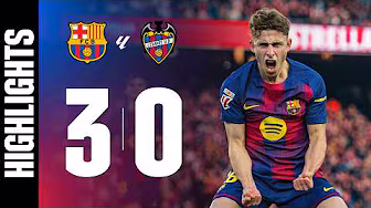 FC BARCELONA 3 vs 0 LEVANTE | LALIGA 2025/26 MD25 🔵🔴