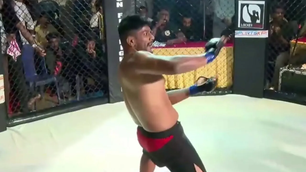 Prathamesh Deshpande (Maharashtra) vs Prabhakaran (Tamil Nadu) | MMA Fight | IFFC 2 | Indian MMA