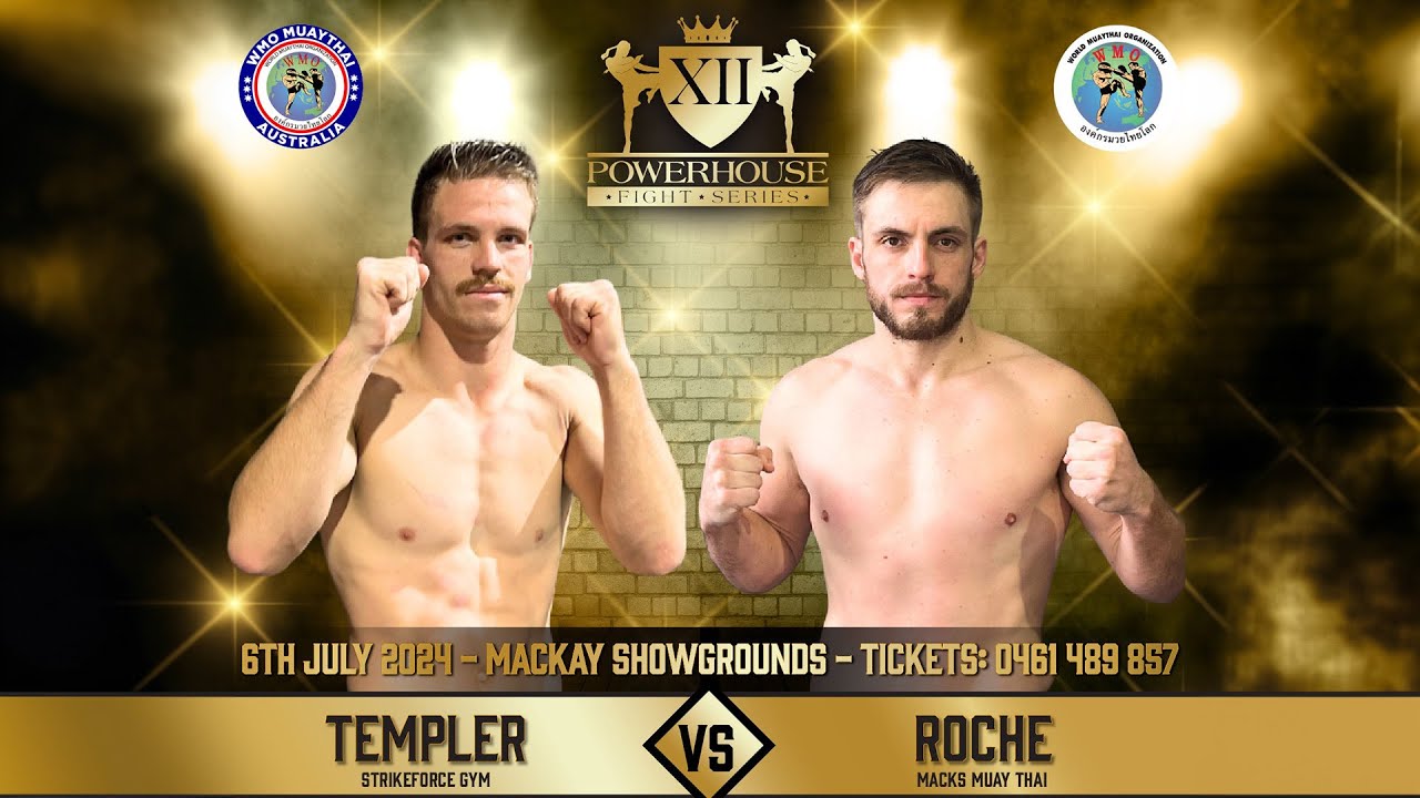 Peter Templer Vs Blake Roche - Powerhouse Fight Series XII background