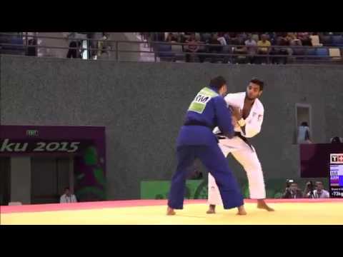 Sagi Muki vs Davit Nikoghosyan European games Baku 2015 backdrop