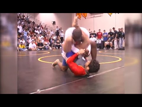 Original David vs. Goliath - Showtime Javier Vasquez vs. Ahmed Reese from Grapplers Quest 2002 DVD