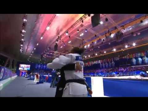 Fanny Estelle Posvite vs Chizuru Arai World Judo Championships 2015 - Astana background