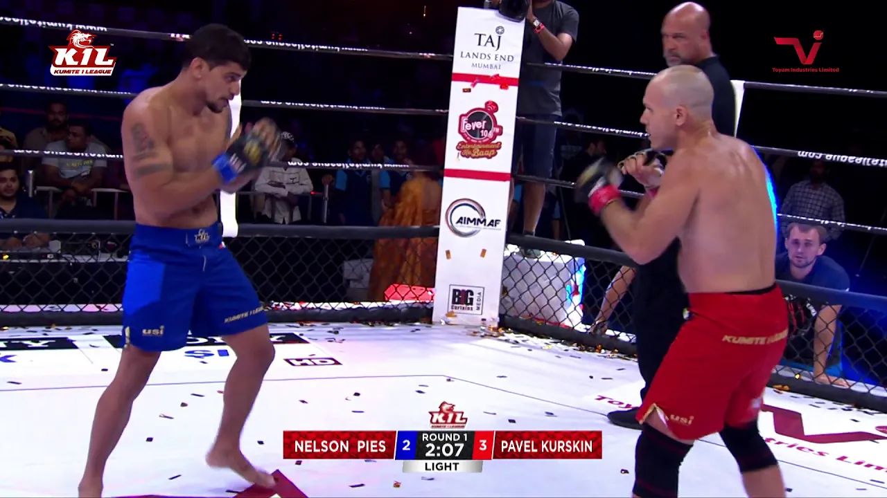10th Match | Nelson Pies V/S Pavel Kurskin | Kumite 1 League background