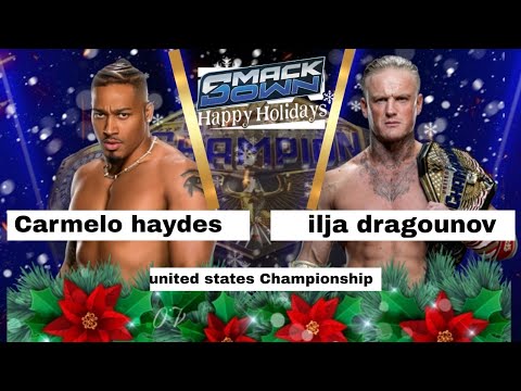 WWE 2K25 Carmelo haydes VS ijla dragounov united states Championship 