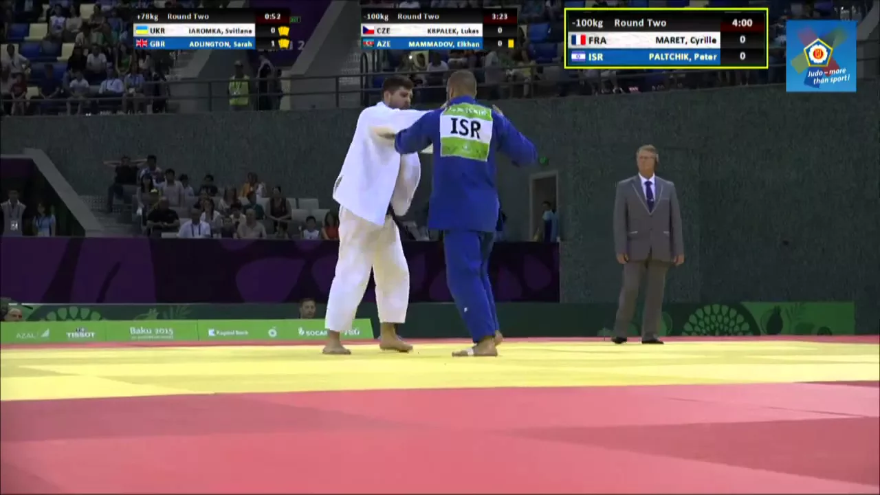 Cyrille Maret vs Peter Paltchik European games Baku 2015