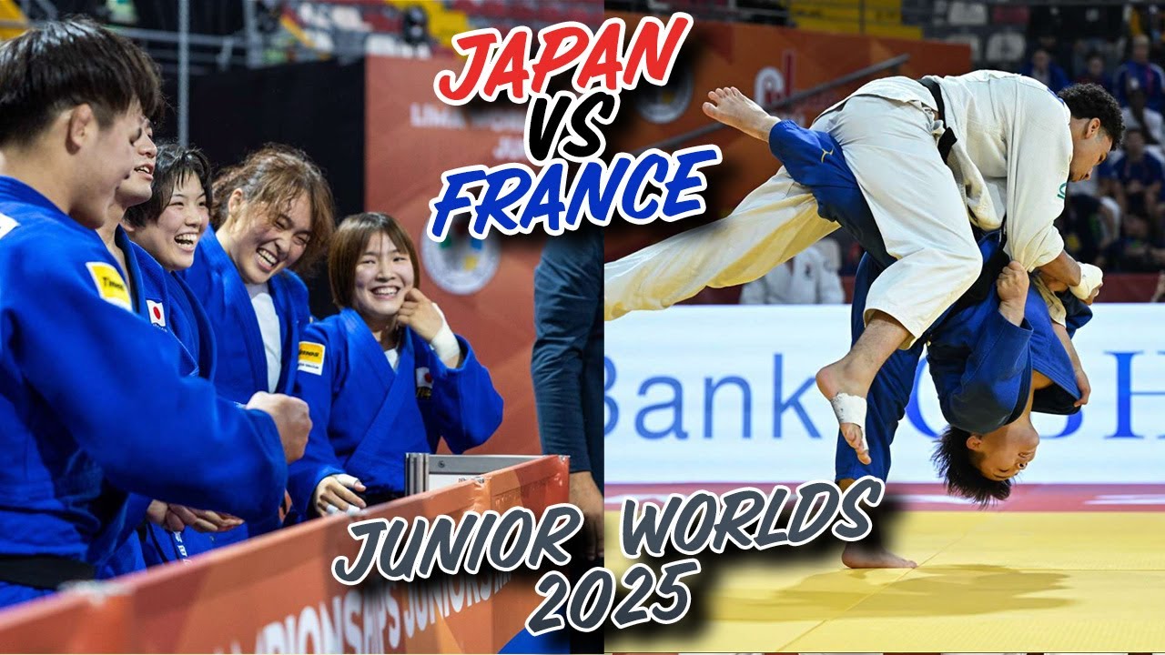 Judo Worlds 2025 FINAL JAPAN vs FRANCE Junior Teams Event - Judo World Championships 2025 世界選手権団体戦決勝
