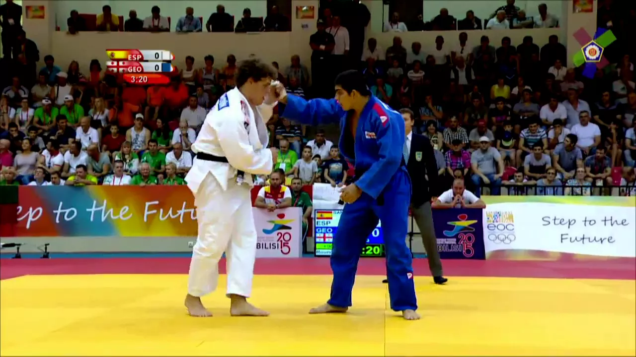Gela Zaalishvili vs David Sandstrom-Daparte European Youth Olympic Festival Tbilisi 2015