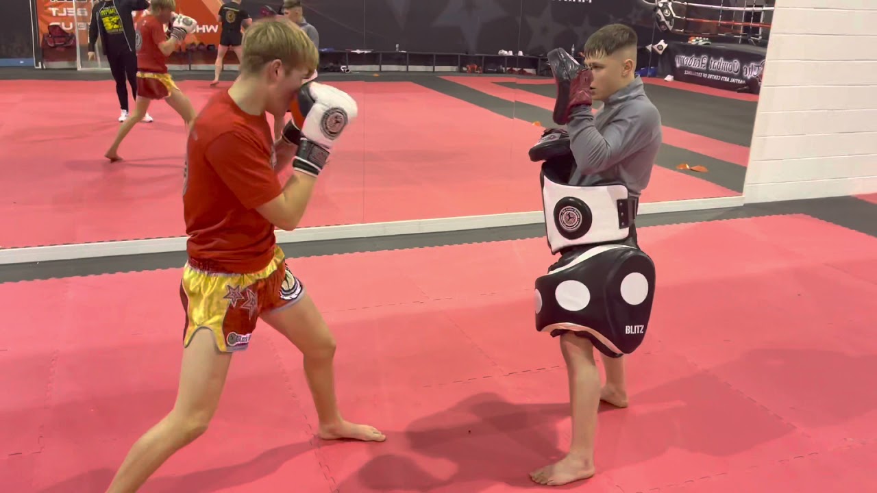 Raw Rounds: Kickboxing Padwork background
