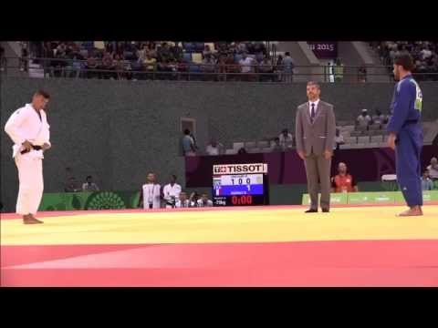 Miklos Ungvari vs Pierre Duprat European games Baku 2015 background