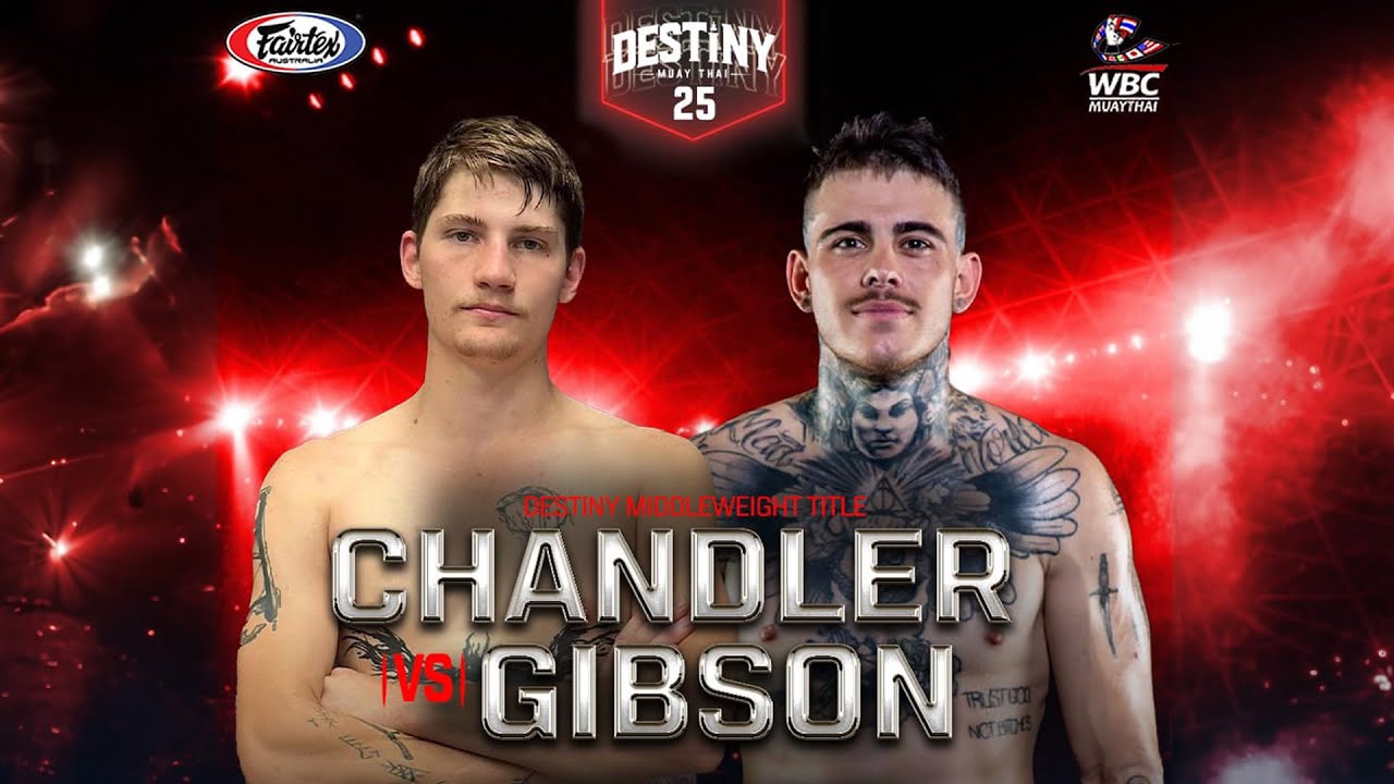 Jacob Chandler Vs Brodie Gibson - Destiny Muay Thai 25 background