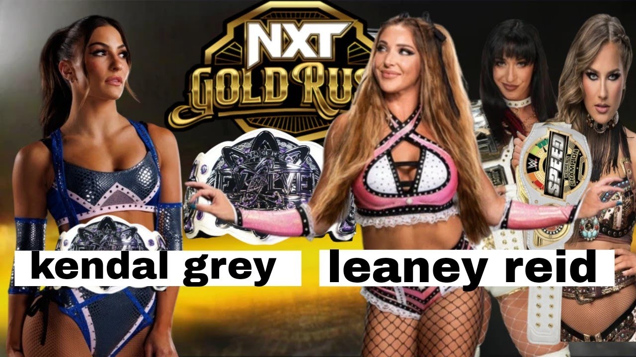 WWE 2K25 kendal grey VS leaney reid