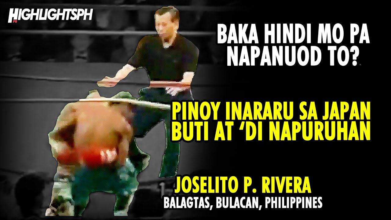 GRABE TO! PINOY INARARU PALABAS NG RING | Joselito Rivera vs Yamato Mitani background