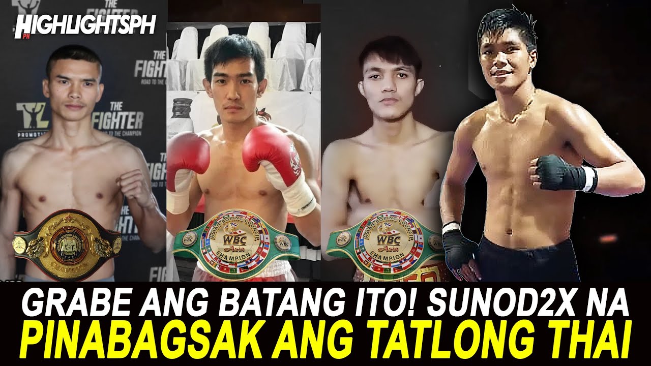 GRABE ANG BATANG ITO! SUNOD2X NA PINABAGSAK ANG TATLONG THAI
