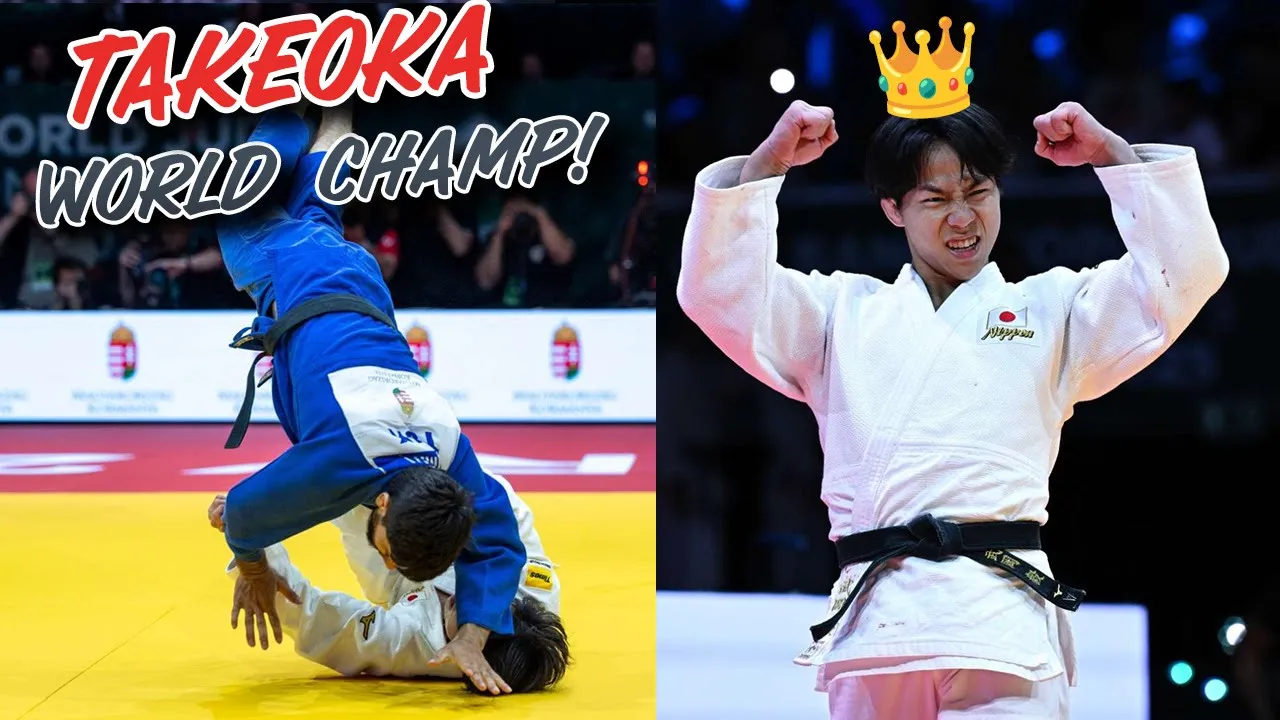 武岡優勝! TAKEOKA Judo World Champion 2025! background