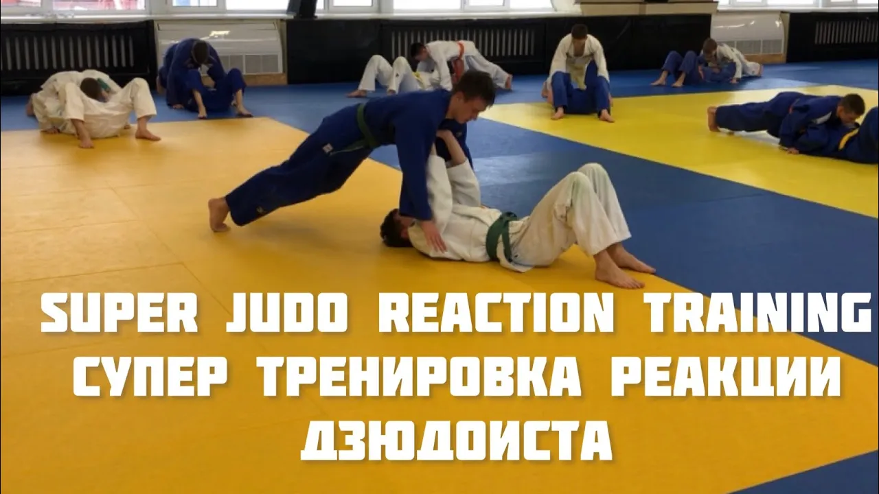 Super Judo Reaction training / Супер тренировка реакции дзюдоиста background
