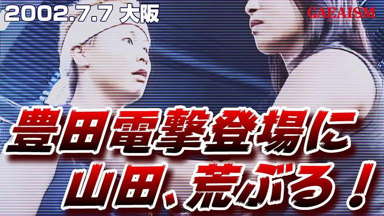 【女子プロレス GAEA】まさかの豊田真奈美登場!その時、各選手は… 2002年7月7日@大阪ドームスカイホール background