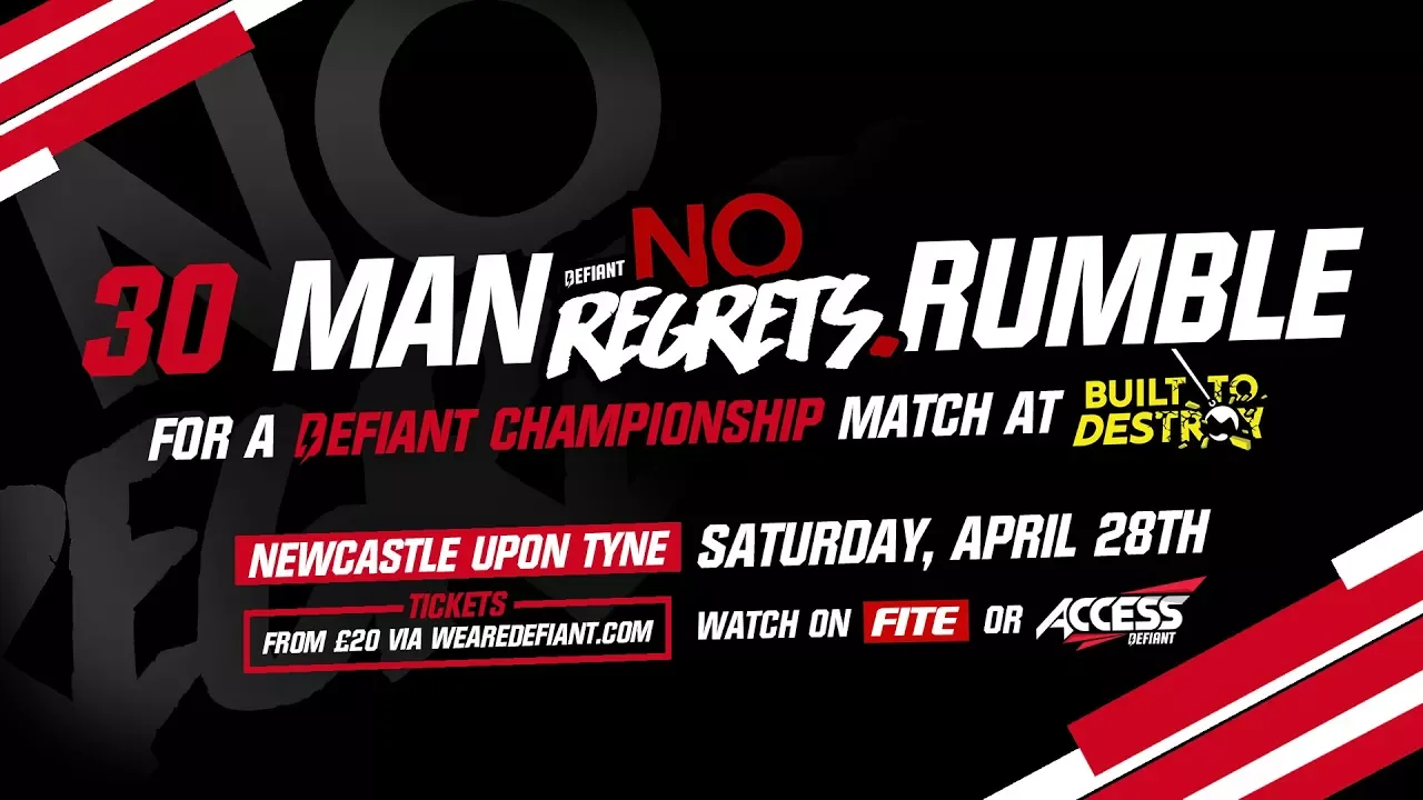 No Regrets Rumble '17 Highlights background
